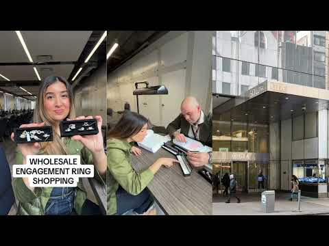 Wholesale engagement ring shopping with Julia Chafe and Capucelli