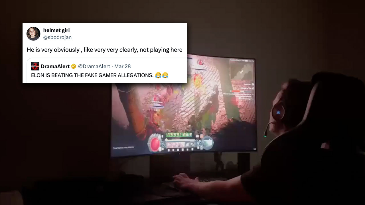 People Are Not Buying This Video Of Elon Musk Playing 'Diablo IV' As The Tech Billionaire Continues His Quest To Redeem His Gamer Clout